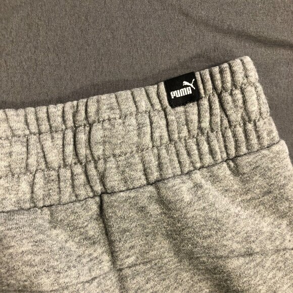 Puma Men's Jogger Pants XXL Gray Sweatpants Elastic Waistband Drawstring Pull On - Picture 6 of 12